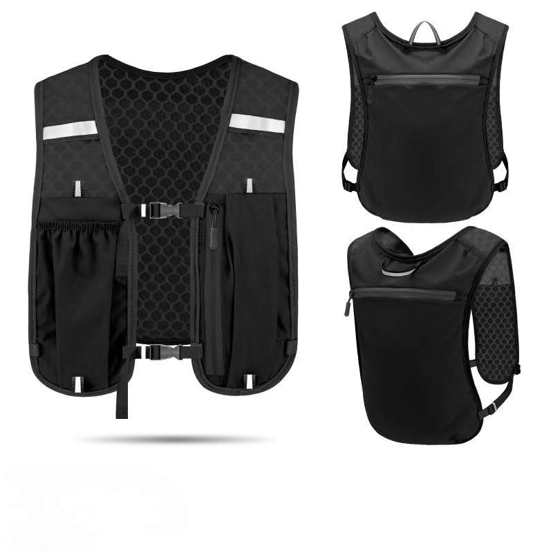 Running Gear Storage - سترة عاكسة خفيفة الوزن للجري وركوب