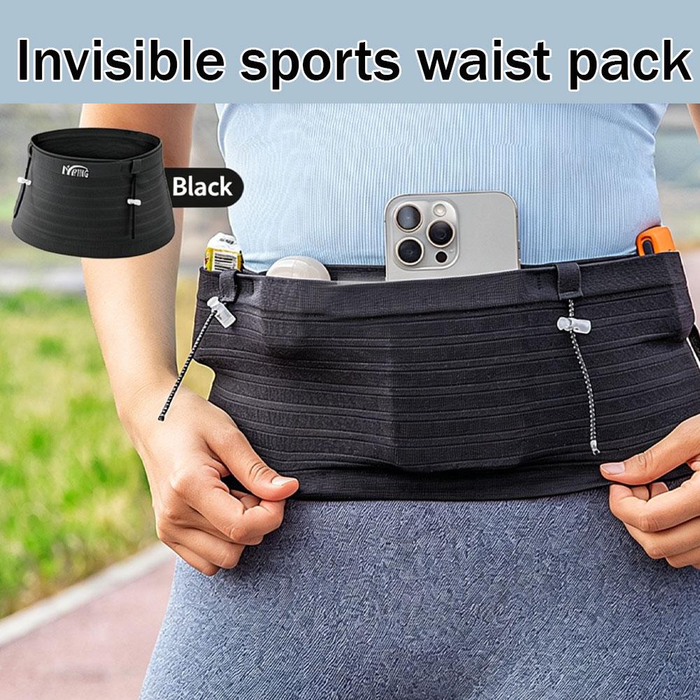 Running Belt Waist - حقيبة خصر مرنة للجري، حقيبة خصر