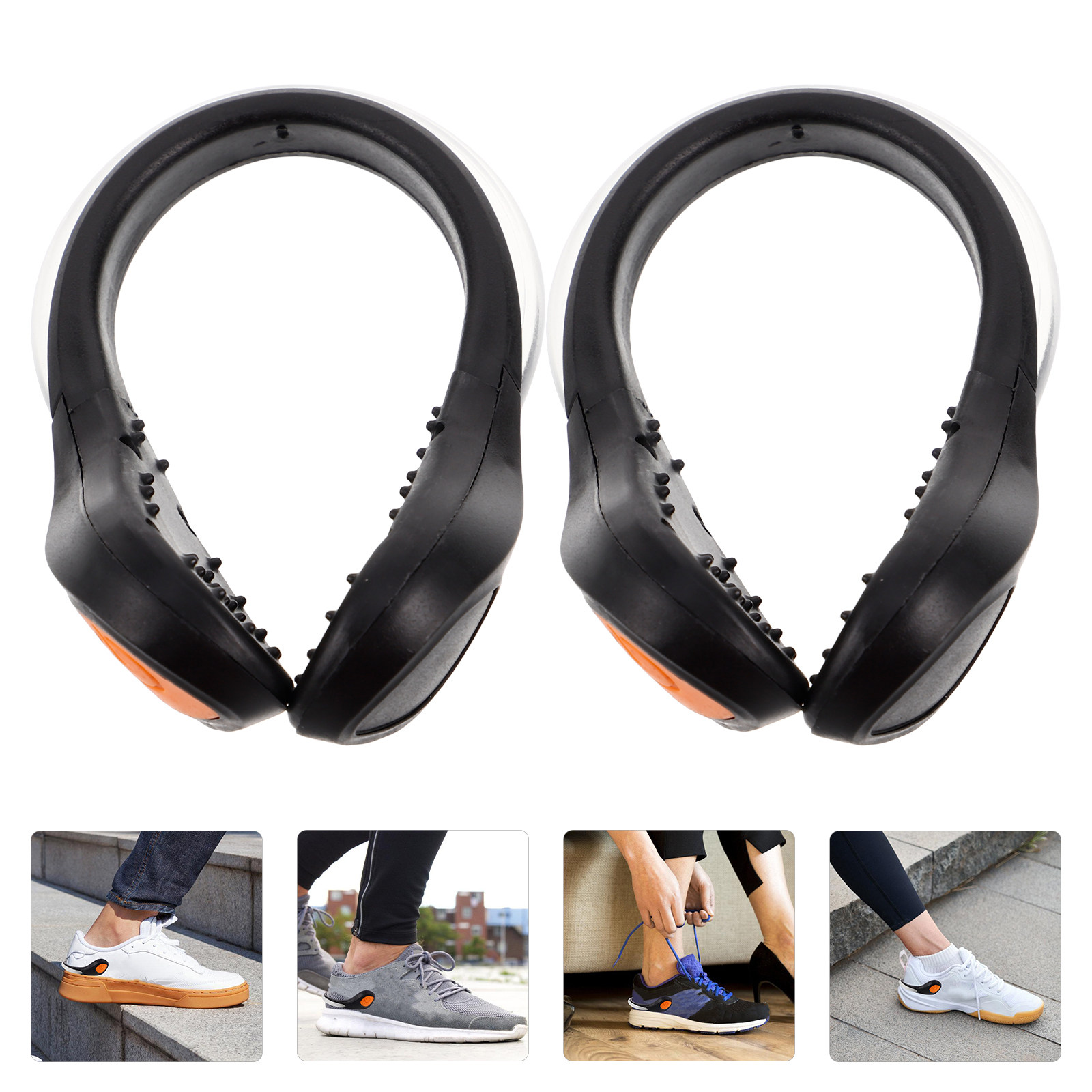 Running Gear Night - قطعتان من أضواء LED للحذاء، إضاءة