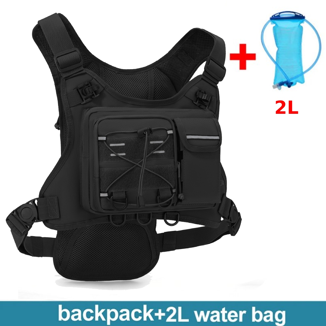 Running Gear Storage - حقيبة صدر متعددة الوظائف للرجال، سترة