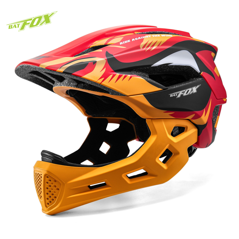 BATFOX الاطفال كامل الوجه خوذة - مراجعة Running Gear Kids وسعره