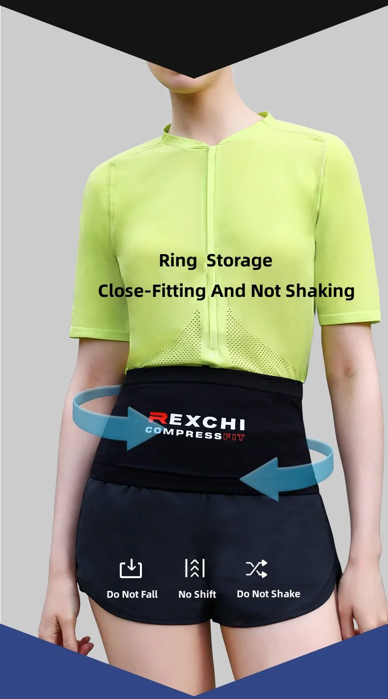 حقيبة خصر للجري مخفية من REXCH - مراجعة Running Belt Waist وسعره
