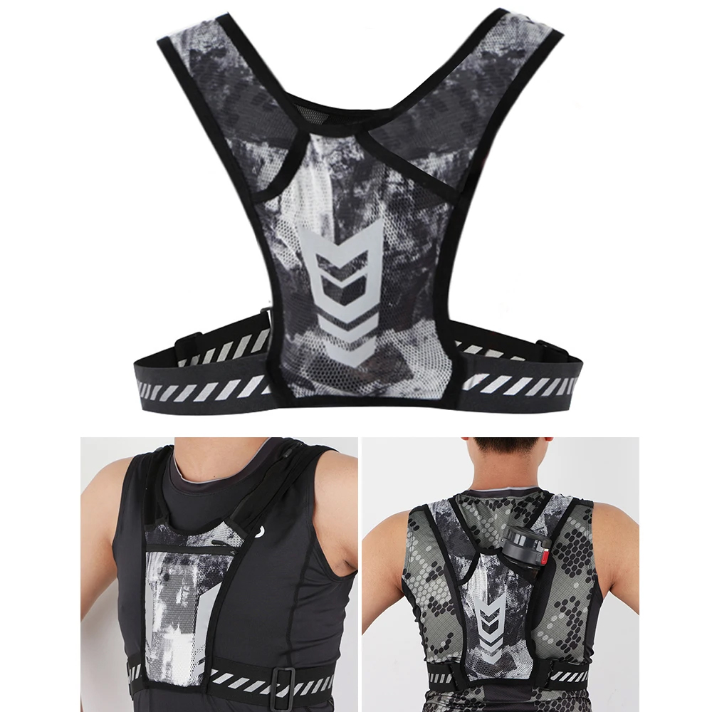 سترة جري عاكسة مع حامل هاتف وج - مراجعة Running Gear Sale وسعره