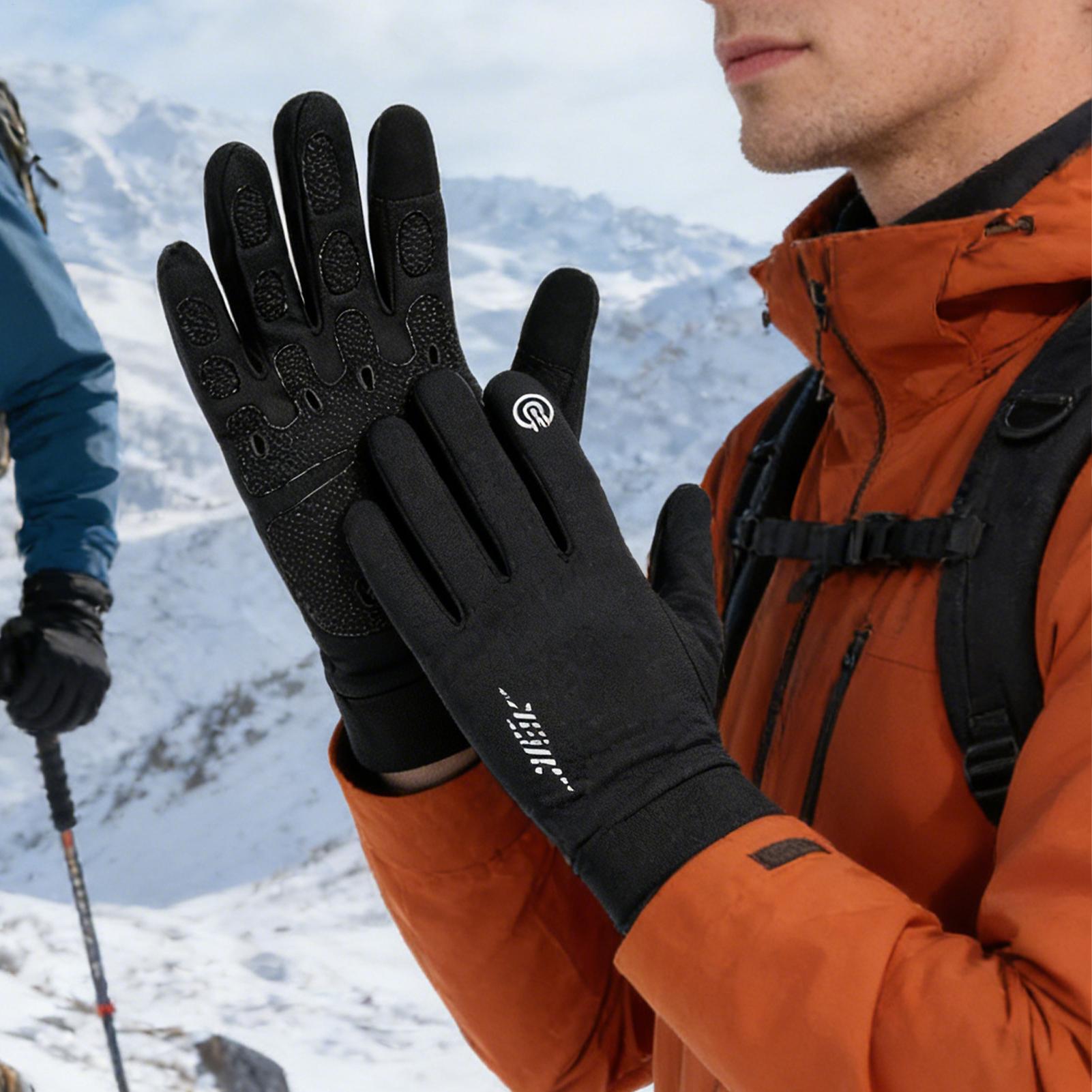 قفازات ركوب الدراجات الدافئة ك - مراجعة Running Gear In Snow وسعره