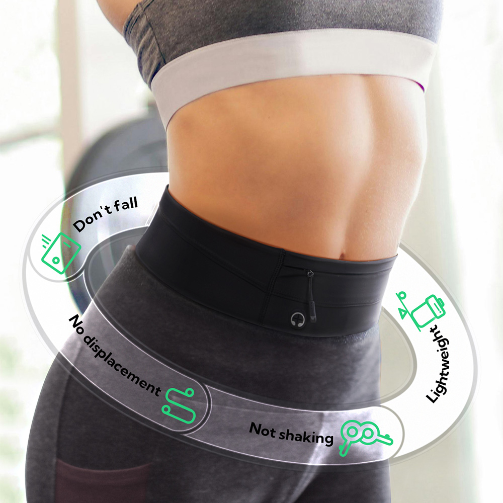 WATERFLY حزام الجري حزمة مراوح - مراجعة Running Belt Waist وسعره