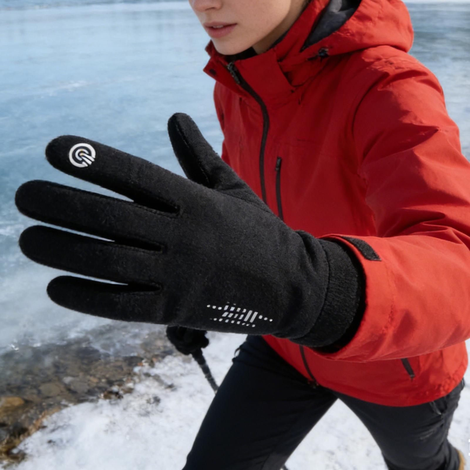 قفازات كاملة الأصابع للطقس الب - مراجعة Running Gear In Snow وسعره
