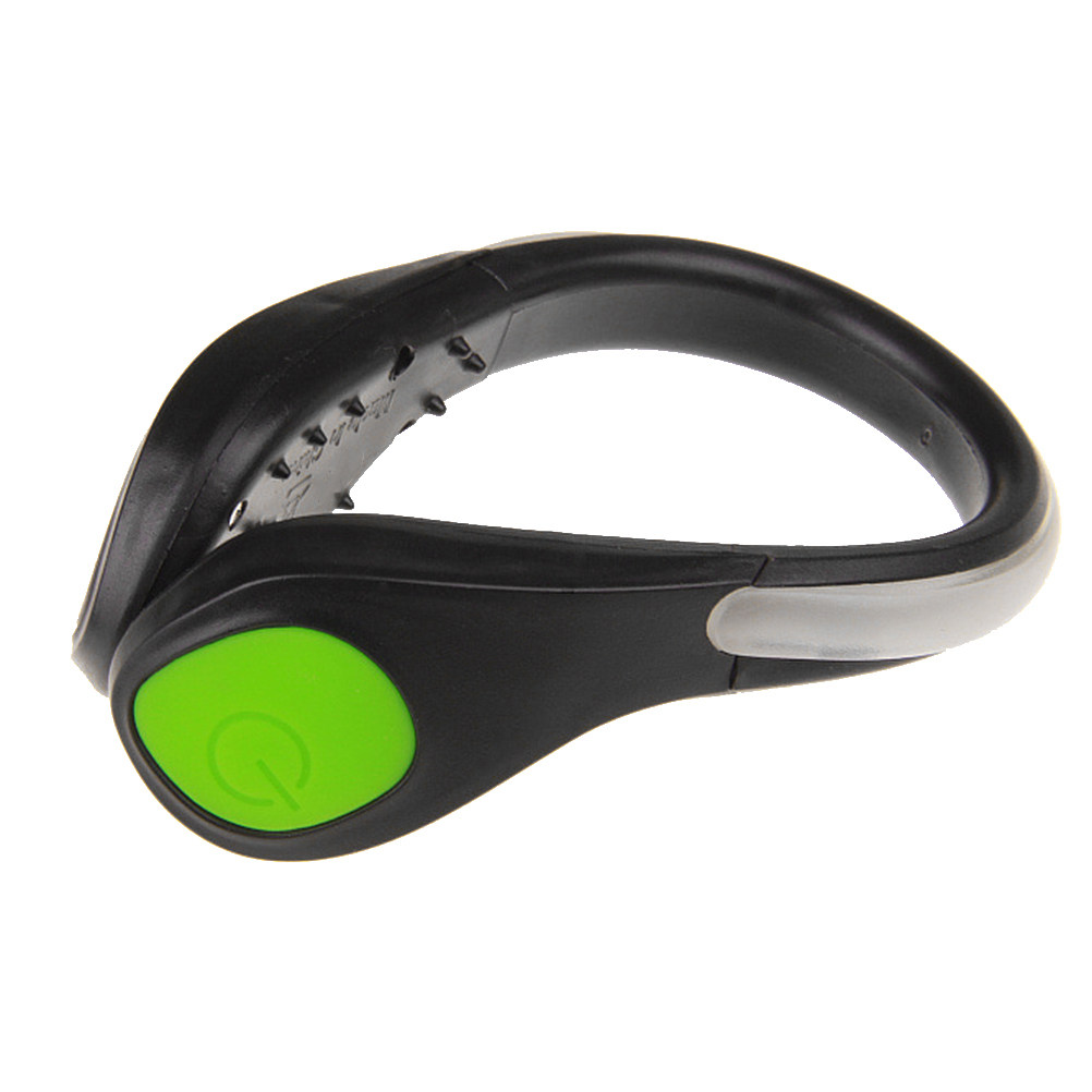 مشبك حذاء LED أخضر وامض للسلام - مراجعة Running Gear Night وسعره