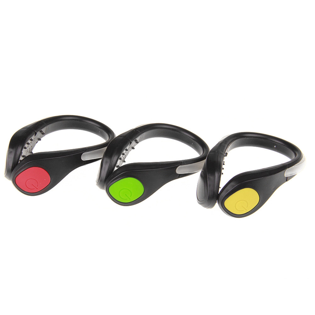 مشبك حذاء LED أخضر وامض للسلام - مراجعة Running Gear Night وسعره