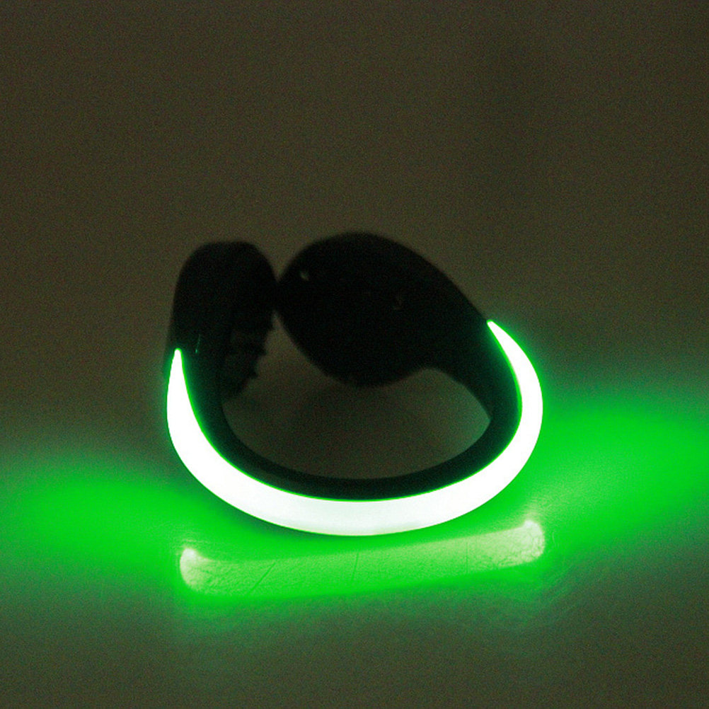مشبك حذاء LED أخضر وامض للسلام - مراجعة Running Gear Night وسعره