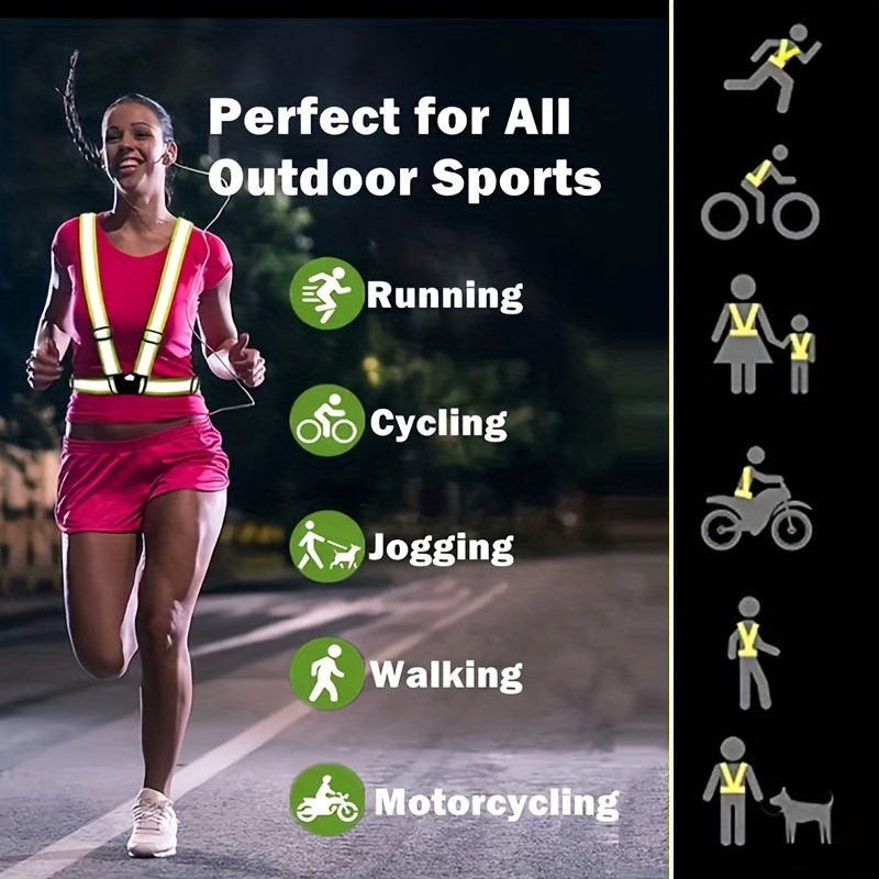 سترة أمان عاكسة عالية الوضوح ل - مراجعة Running Gear Night وسعره