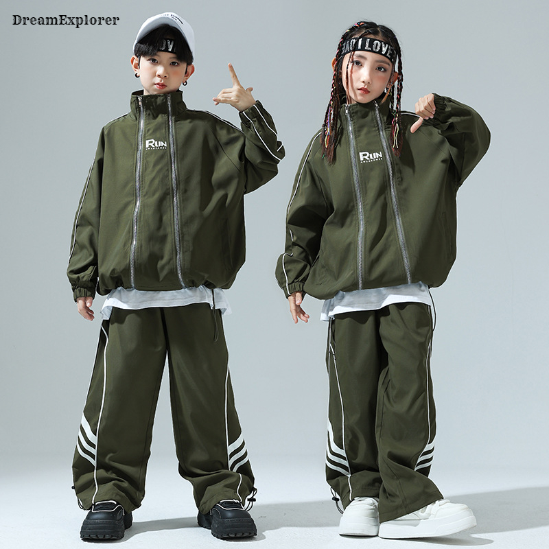الأولاد الهيب هوب سستة معطف فض - مراجعة Running Gear Kids وسعره