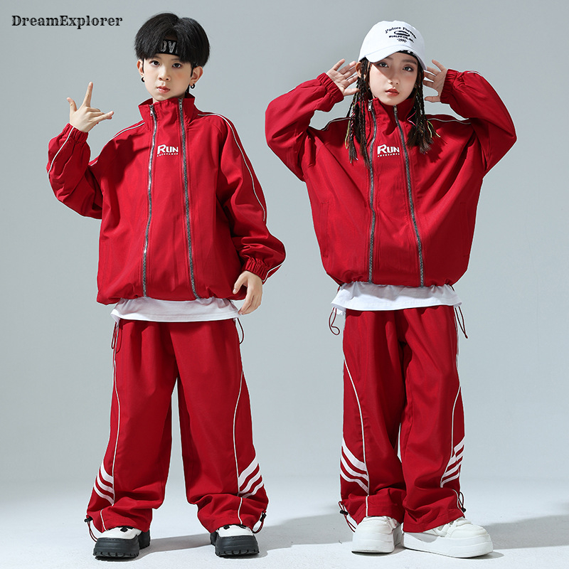 الأولاد الهيب هوب سستة معطف فض - مراجعة Running Gear Kids وسعره
