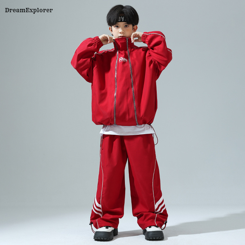 الأولاد الهيب هوب سستة معطف فض - مراجعة Running Gear Kids وسعره