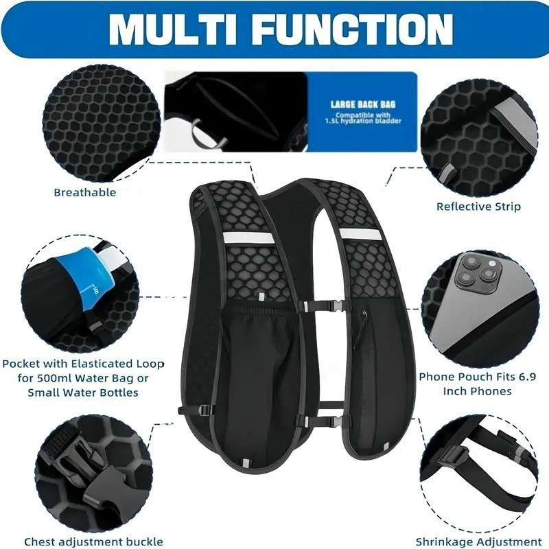 سترة جري خفيفة الوزن عاكسة للض - مراجعة Running Gear Storage وسعره
